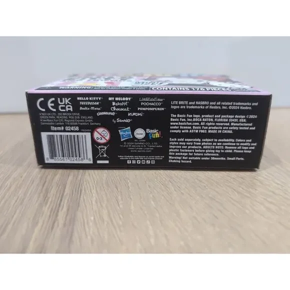 Brand New Hello Kitty And Friends Mini Size Lite Brite Lite•Brite 176 Pieces - Picture 7 of 7